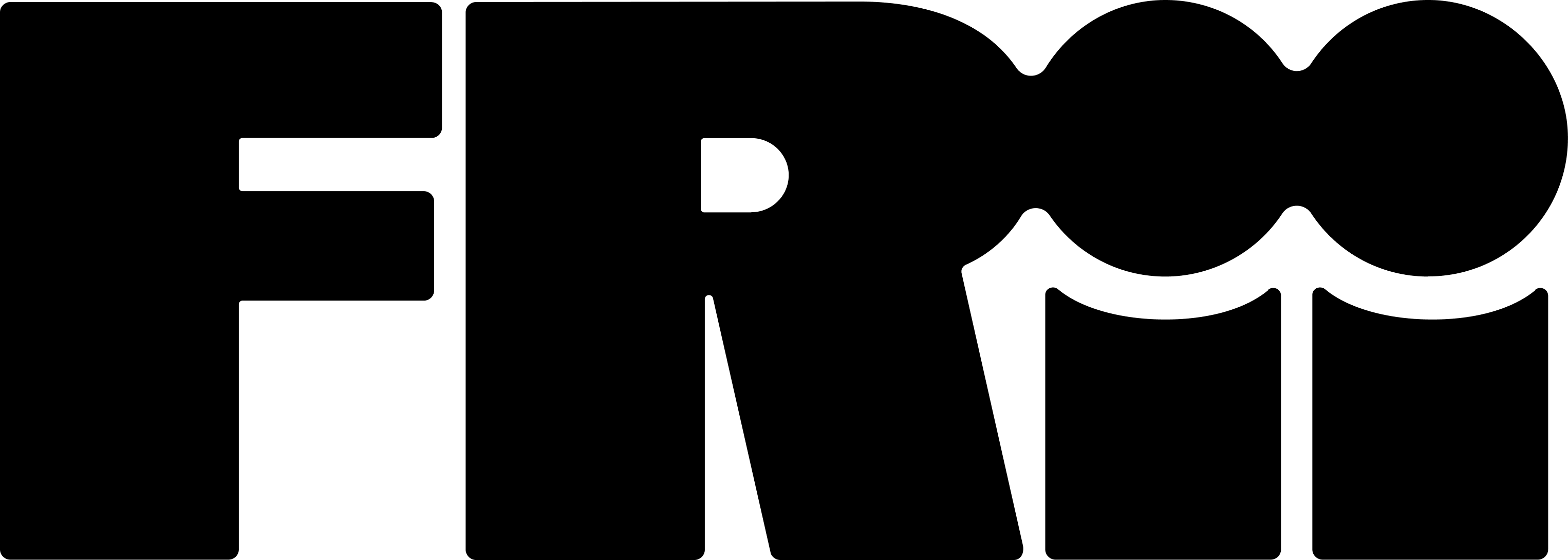 frii logo in black color on a clear background